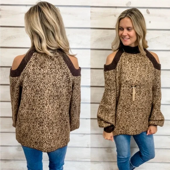 NWT POL “Classy Sassy” cold shoulder sweater - Picture 1 of 7